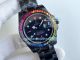 Swiss Replica Rolex Black Blaken Submariner Date Watch 40MM Pink Markers (2)_th.jpg